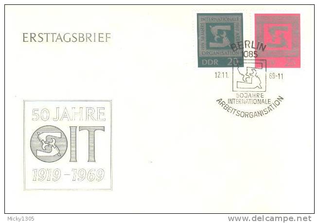 DDR / GDR - FDC Mi-Nr 1517/1518 (q309)- - 1950-1970