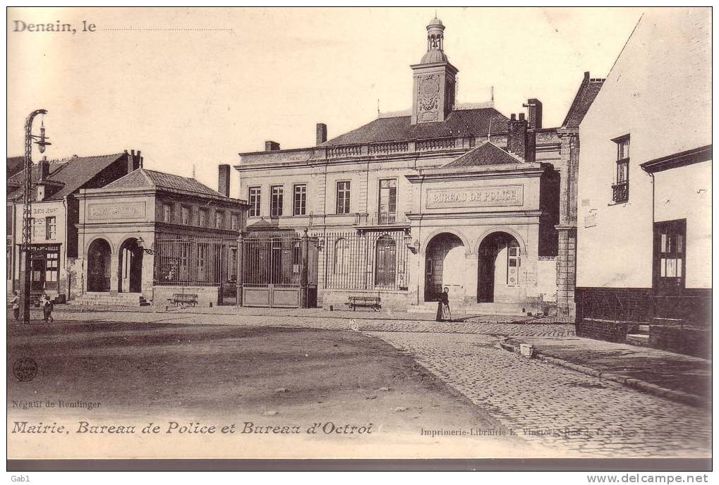 59 --- Denain --- Mairie , Bureau De Police Et Bureau D´Octroi - Denain