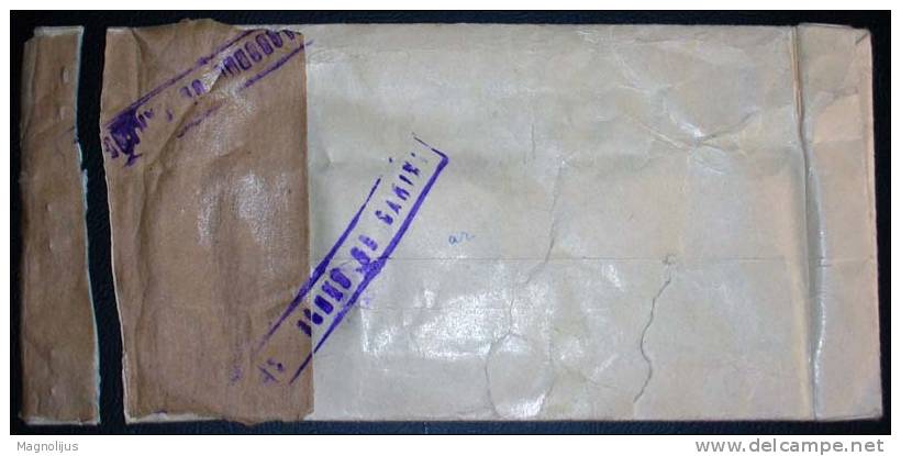 Austria,Letter,Recommended,Label,Additional Stamps,Cover,Oppened,Duty ,Toll - Cartas & Documentos