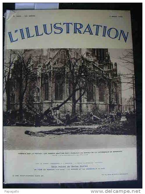 L'ILLUSTRATION 4800 CLIPPERTON / SAINT JARIOZ/ TEMPETE EN FRANCE / BULGARIE/  AUTOROUTES ITALIENNES/ E ROSTAND/ ABIDJAN - L'Illustration