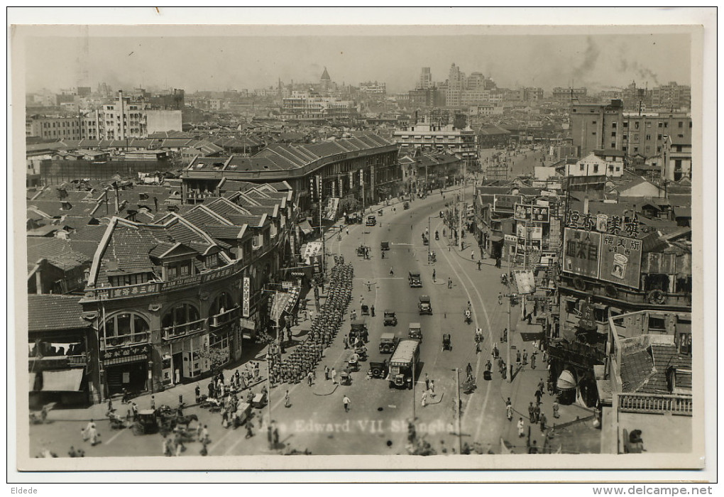 Shanghai Avenue Edward VII  Tram - China