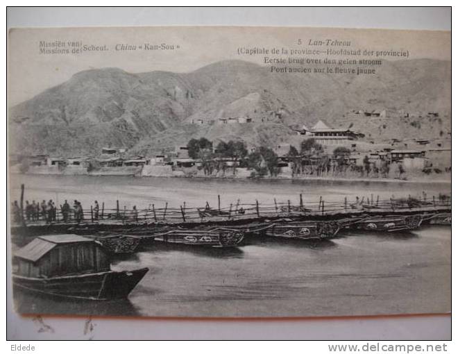 Mission De Scheut  5 Lan Tcheou Old Bridge - Chine