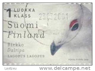 Finlande 1501 (2000). - Le Lagopède Des Saules (Oiseau) - Gebruikt