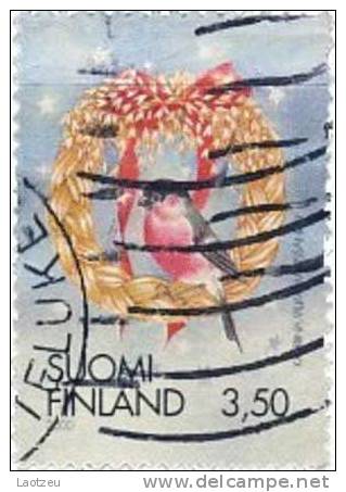 Finlande 2000. ~ YT 1510 - Oiseau Sur Couronne Tressée - Gebraucht