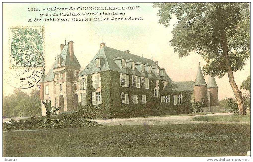 Château De COURCELLES-LE-ROY, Près De Châtillon-s-Loire - Andere & Zonder Classificatie