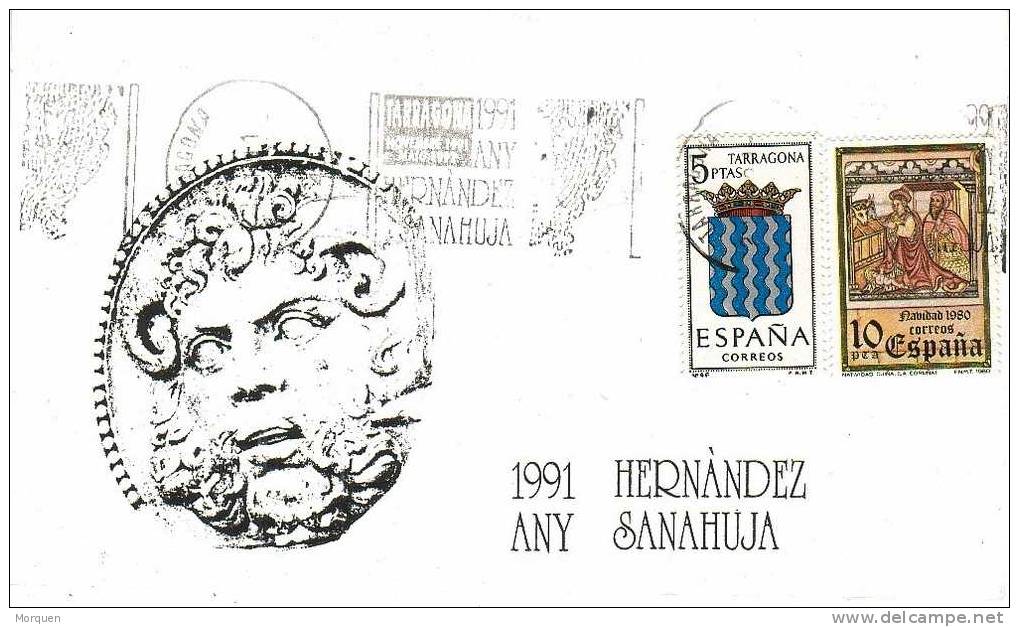Tarjeta TARRAGONA  Hernandez Sanahuja 1991 - Covers & Documents
