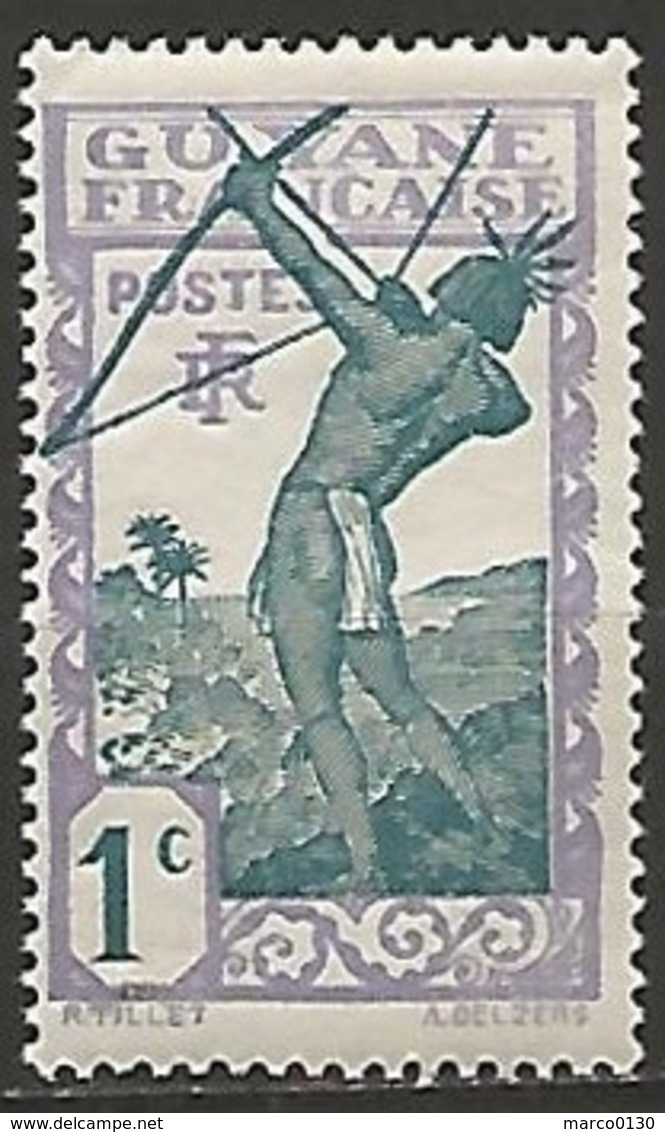 GUYANE N° 109 NEUF Avec Charnière - Unused Stamps