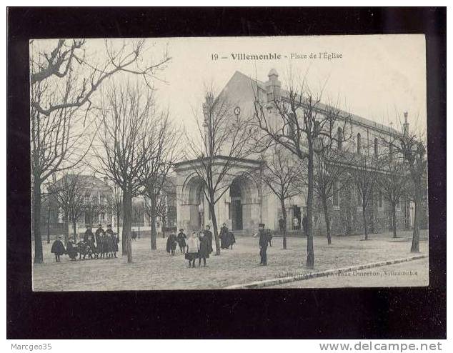 Villemomble Place De L'église édit.leroy N° 19 Animée Enfants  Belle Carte - Villemomble