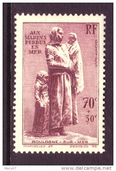 France B93  *  SAILORS  MEMORIAL - Unused Stamps
