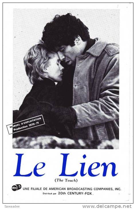 MANUEL D´EXPLOITATION - 20th CENTURY FOX - FILM - LE LIEN -  INGMAR BERGMAN - Publicité Cinématographique