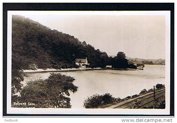 Real Photo Postcard Rudyard Lake Leek Stafford Staffordshire - Ref B169 - Sonstige & Ohne Zuordnung