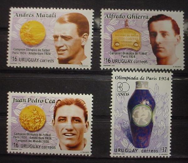 URUGUAY MNH 2005 STAMP Olympic Games Paris 1924 80 Anniv. Soccer Champions - Estate 1924: Paris