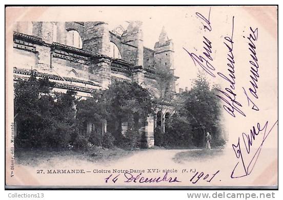 LOT ET GARONNE - Marmande - Cloître Notre Dame XVIème Siècle - Marmande