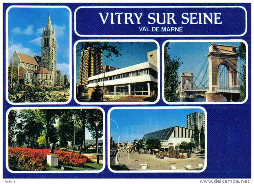 Carte Postale  94.  Vitry-sur-Seine   Trés Beau Plan - Vitry Sur Seine