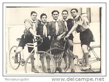 SCOUTISME )FL) GROUPE A VELO, PHOTOGRAPHIE 9 X 6 - Scouting