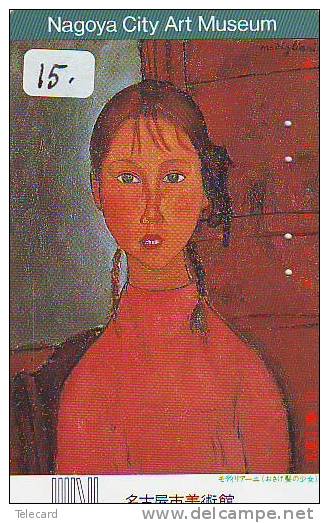 Télécarte Art Peinture Amedeo MODIGLIANI (15) JUDEICA JEWISH PAINTER Glaneuses Kunst Painting Schilderij Mahlerei - Painting