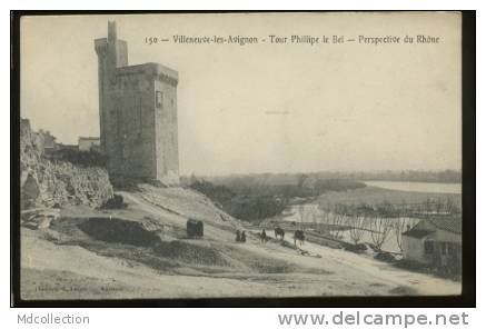 30 VILLENEUVE LES AVIGNON Tour Philippe Le Bel - Perspective Du Rhône - Villeneuve-lès-Avignon