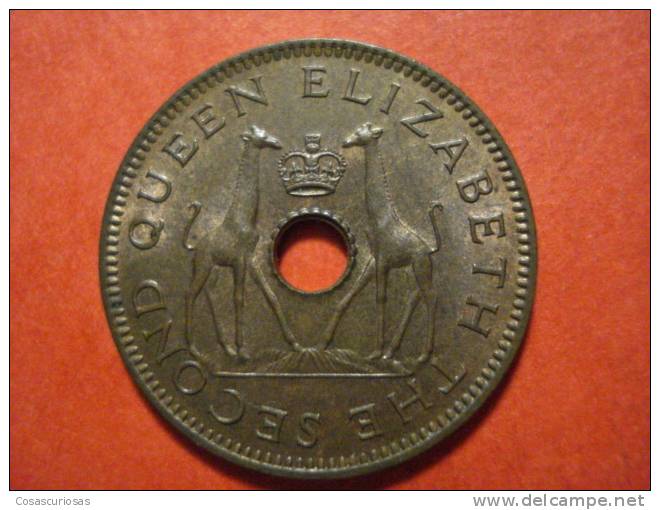 9026 RHOSESIA AND NYASALAND  HALF PENNY   JIRAFA   AÑO / YEAR  1958   UNC / SC PRECIOSA - Rhodesia