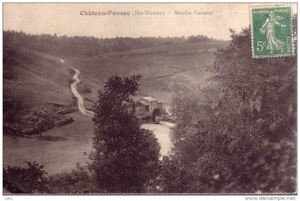 87 --- Chateau - Ponsac --- Moulin Gaumot - Chateauponsac