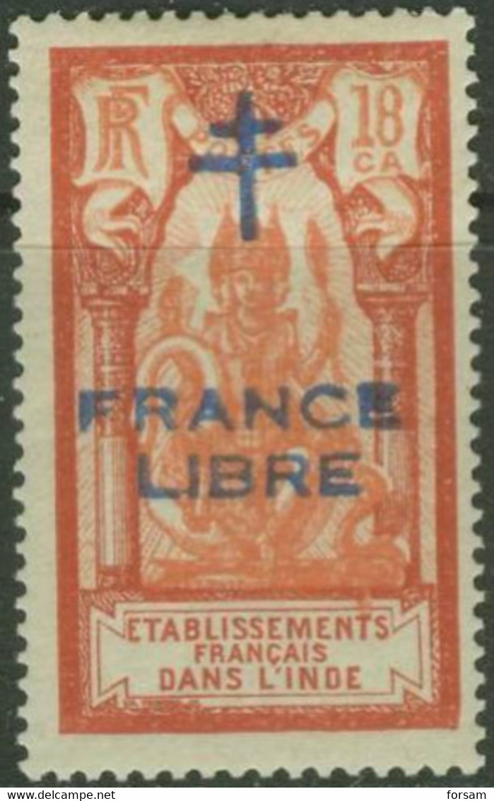 FRANCE INDIA..1941/43..Michel #  183...MLH. - Unused Stamps