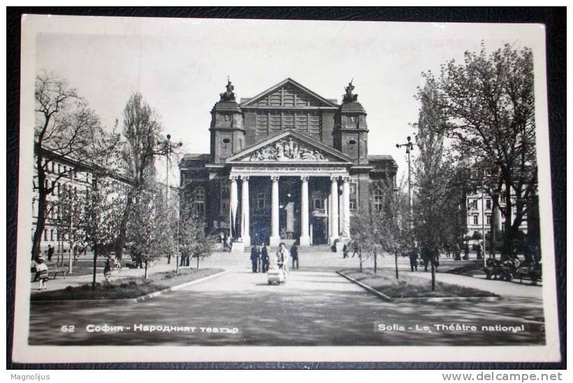 Bulgaria,Sofia,People´s Theatre,Building,Theatre National,Park,Original Photo,postcard - Bulgaria