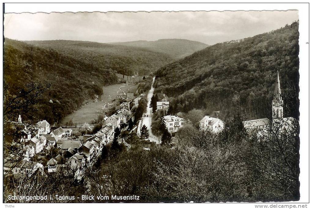 SCHLANGENBAD I. Taunus - Blick Vom Musensitz - Schlangenbad