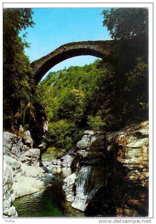 Ponte Romano Nelle Centovalli Presso Intragna - Centovalli