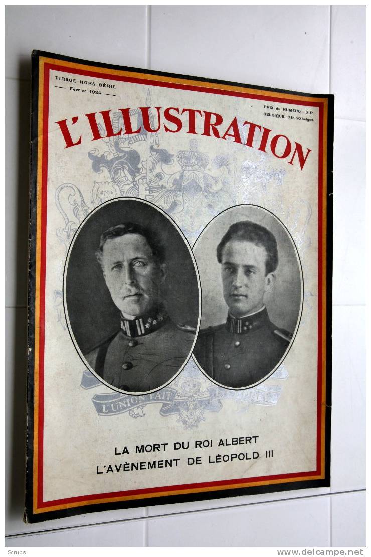 L'Illustration N° Spécial "La Mort Du Roi Albert, L'Avènement De Léopold III" - French