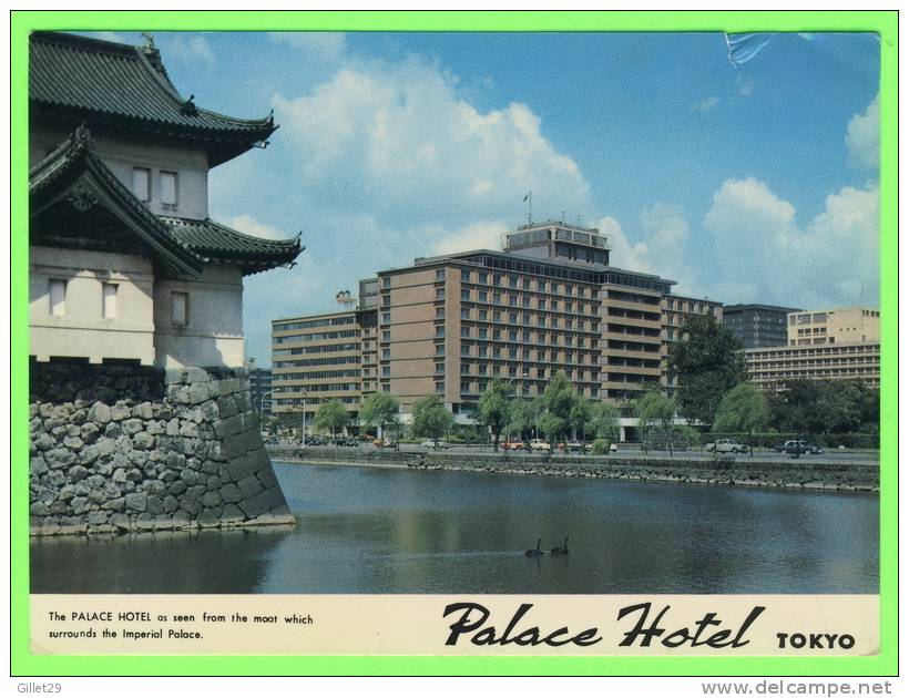 TOKYO, JAPON - THE PALACE HOTEL - CARD TRAVEL IN 1983 - - Tokio