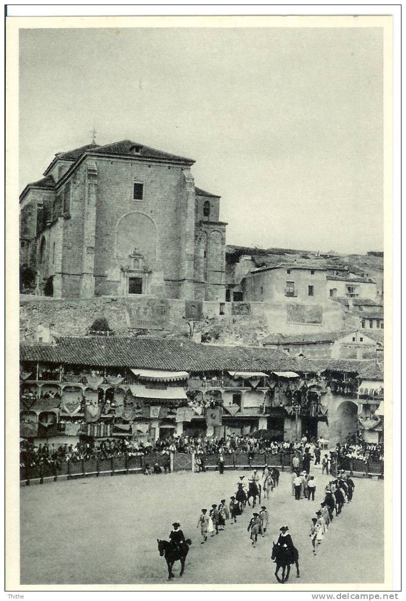 Exposition Universelle BRUXELLES 1958 - ESPAGNE - CHINCHON (MADRID) Fête Aux Taureaux Sur La Grande Place - Expositions