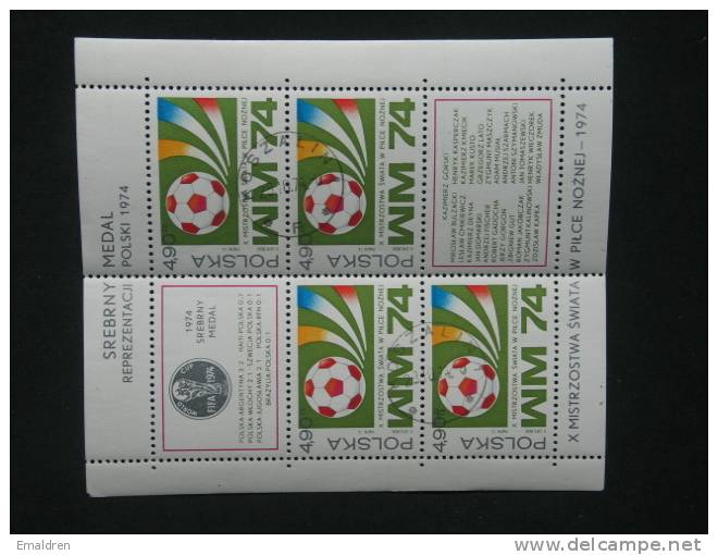 Football 1974 Used - Blocks & Sheetlets & Panes