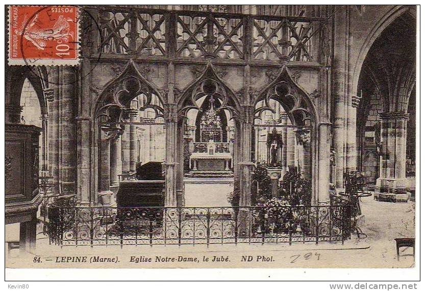 51 LEPINE L'Eglise Notre Dame Le Jubé - L'Epine