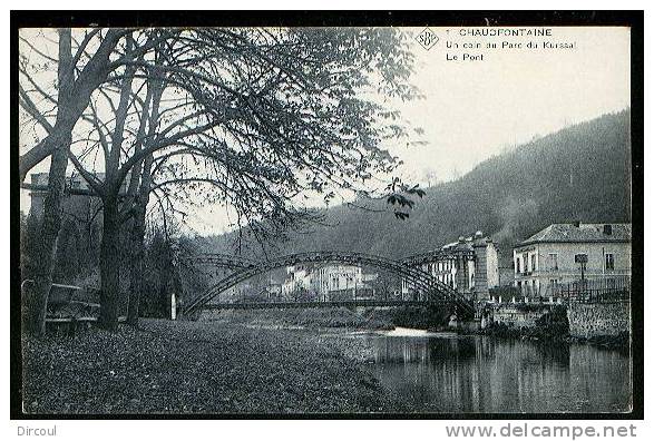 9053 -  Chaudfiontaine  Un  Coin Du Parc Du Kursaal.   SBP  N°  1 - Chaudfontaine