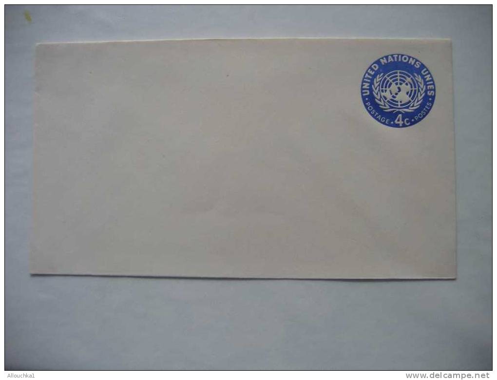 UNITED NATIONS N.Y. / NATIONS UNIES :ENTIER POSTAL - NEUF ** - 4 C - - Other & Unclassified