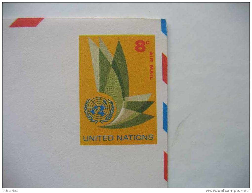 UNITED NATIONS N.Y. / NATIONS UNIES :ENTIER POSTAL - NEUF ** - 8 C - - Other & Unclassified