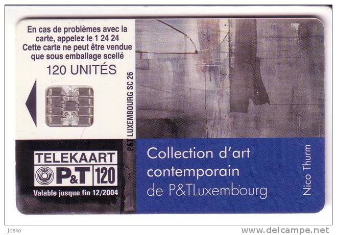 Collection D`art  NICO THURM  ( Luxembourg ) Painting - Peinture - Tableau - Paintings - Pintura - Malerei - Pittura - Luxemburgo