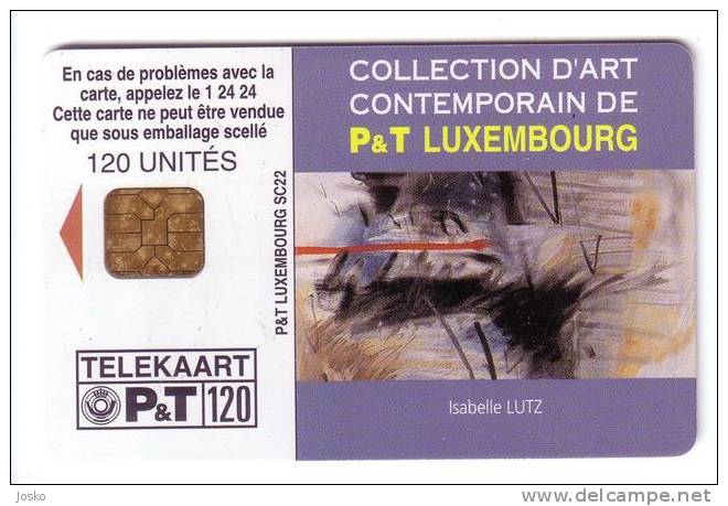 Collection D`art  ISABELLE LUTZ  ( Luxembourg ) Painting - Peinture - Tableau - Paintings - Pintura - Malerei - Pittura - Lussemburgo