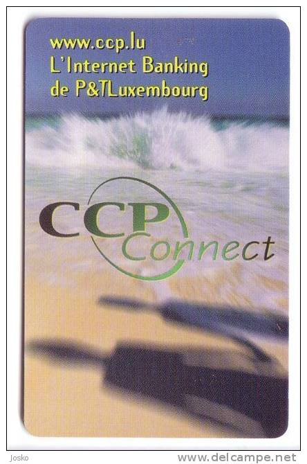 CCP Connect   ( Luxembourg )  ** Shadows On Sea Beach - Luxemburgo