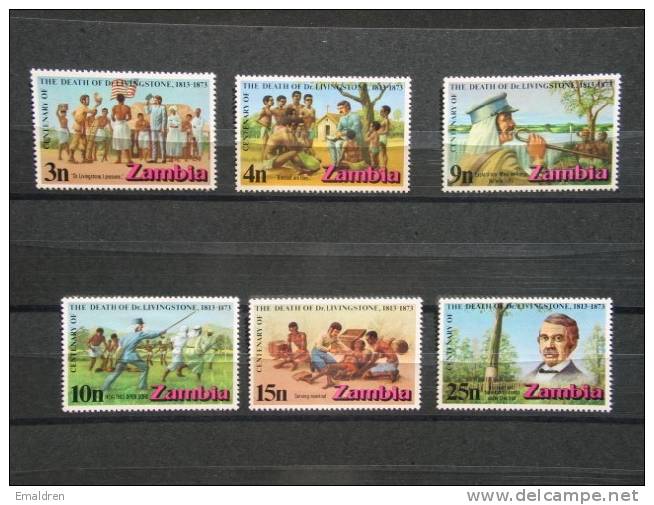 Dr. Livingstone 102/7** MNH - Zambia (1965-...)