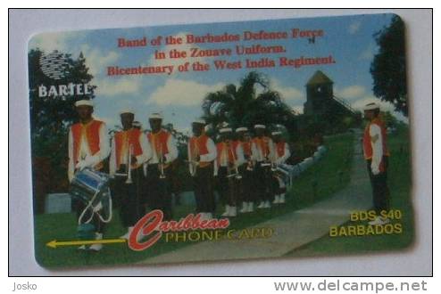 DEFENCE FORCE BAND  (  Barbados - Code 216CBDA  ) ** Music - Musique - Musica * Army - Military - Militaire - Armee - Barbados (Barbuda)