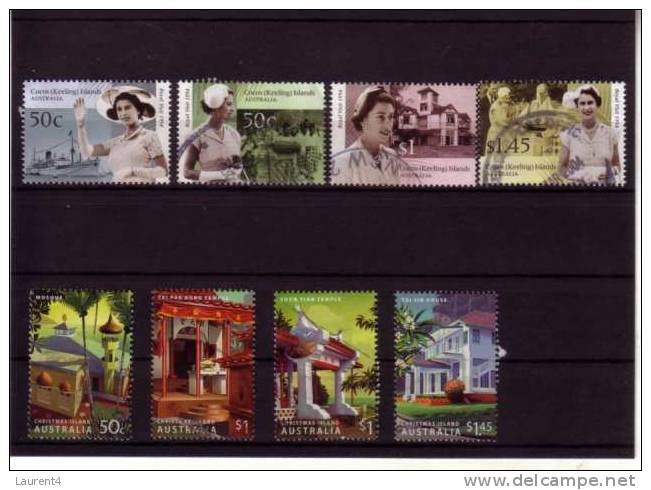 2 Set Of Stamps From Australia - Cocos & Chirstmas Islands  - 2 Serie De Timbre Australie - Cocos & Chirstmas Islands - Kokosinseln (Keeling Islands)