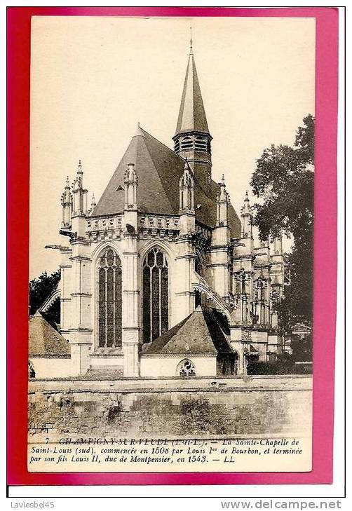 37  CHAMPIGNY SUR VEUDE . N° 7 .LA SAINTE CHAPELLE DE SAINT LOUIS - Champigny-sur-Veude