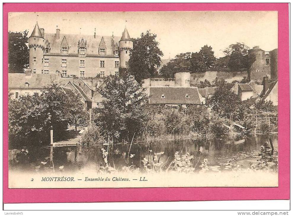 Dept 37 (Indre Et Loire) MONTRESOR . N° 2 . ENSEMBLE DU CHATEAU  . L.L - Montrésor