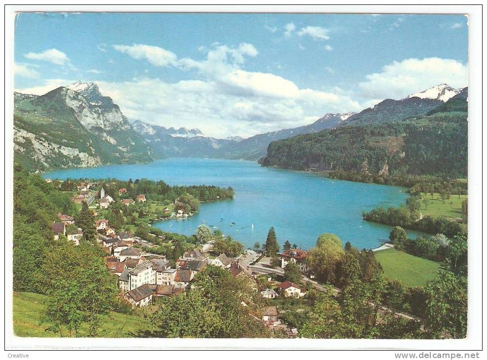 Kurort Weesen Am Walensee.1973  SUISSE-SCHWEIZ-SWITZERLAND. - Weesen