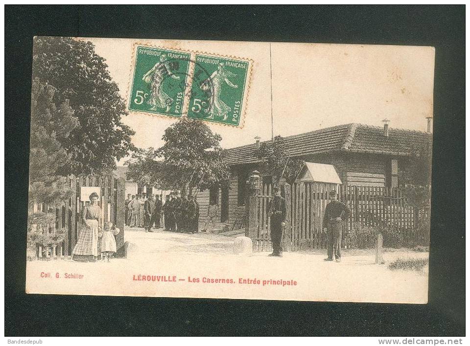 Lérouville ( Meuse 55) - Les Casernes - Entrée Principale ( Animée Caserne Coll. G. Schiller) - Lerouville