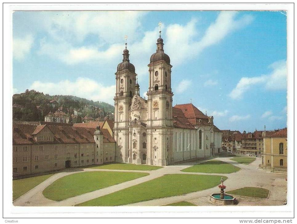 ST.GALLEN.Barock-Kathedrale,Bauzeit 1755 -1767.SUISSE-SCHWEIZ-SWITZERLAND. - Saint-Gall