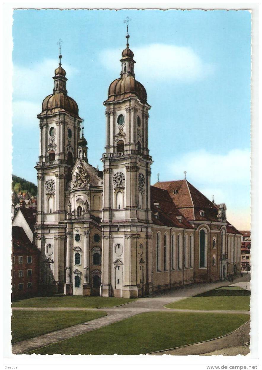 ST.GALLEN.Barock-Kathedrale,Bauzeit 1755 -1767.SUISSE-SCHWEIZ-SWITZERLAND. - Saint-Gall