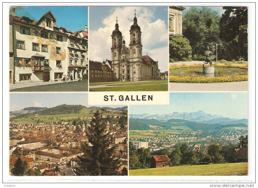 ST.GALLEN(see Scan-voir Scan).SUISSE-SCHWEIZ-SWITZERLAND. - St. Gallen