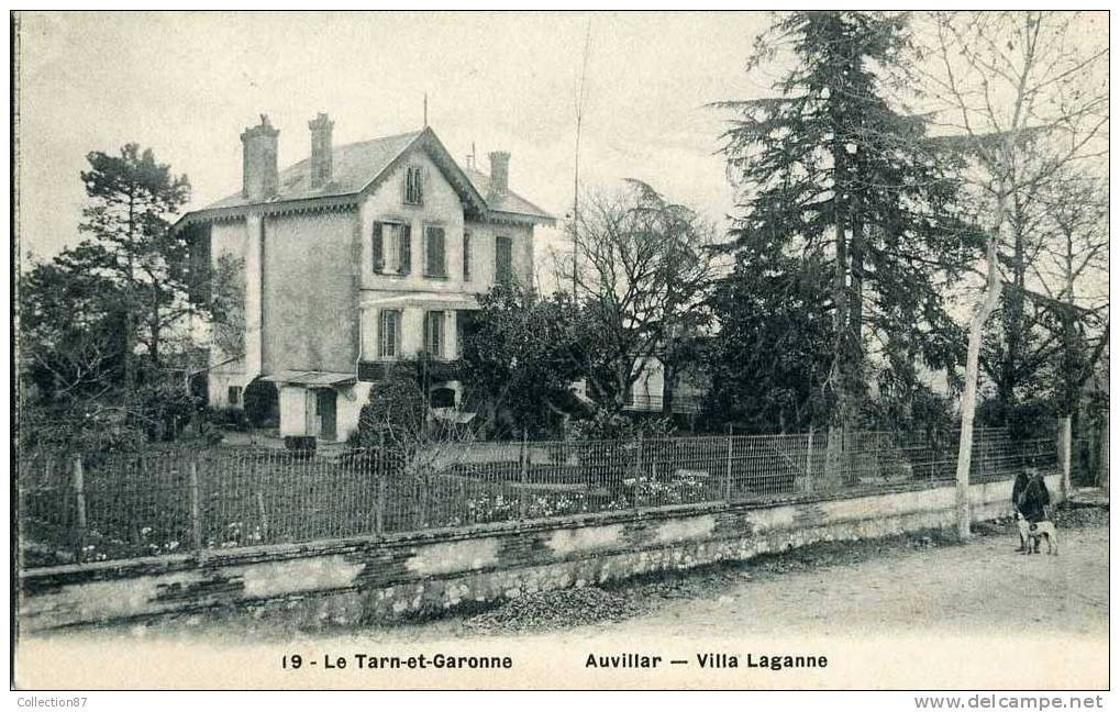 82 - TARN Et GARONNE - AUVILLAR - VILLA  LAGANNE - MAISON BOURGEOISE - Auvillar