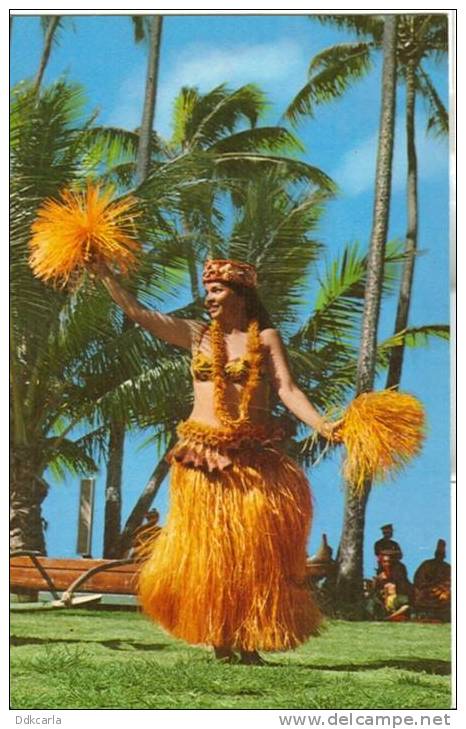 Tahitian Tamure Dancer At Waikiki-Kodak Hula Show - Big Island Of Hawaii